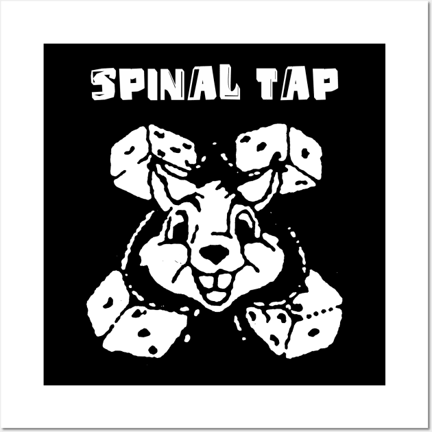 spinal tap rabbit dice Wall Art by doggo babushka